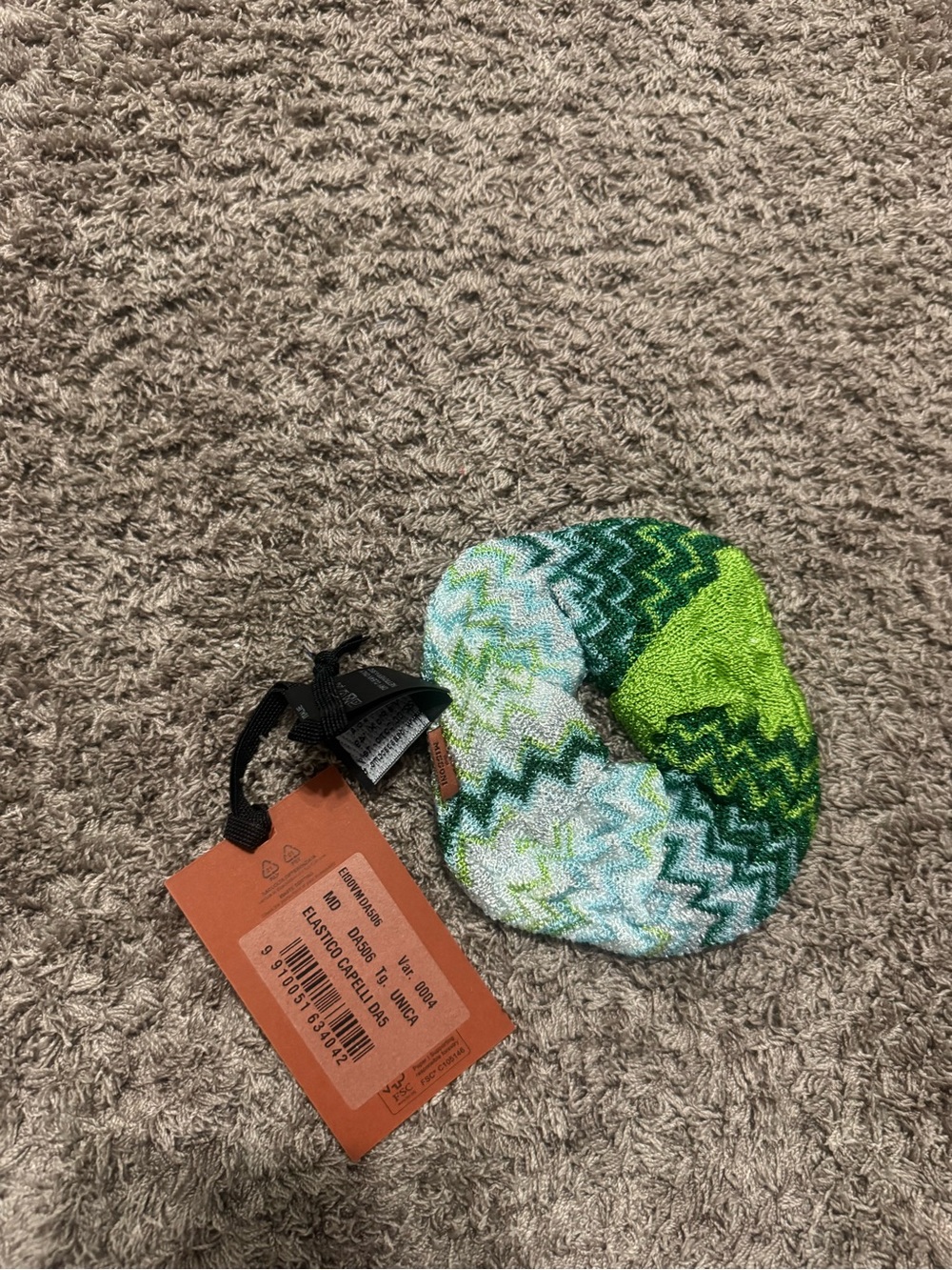 Missoni hair scrunchy